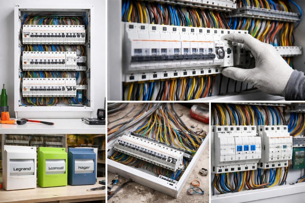 découvrez notre guide complet sur la composition d'un tableau électrique, avec tous les éléments essentiels à connaître pour bien comprendre son fonctionnement et assurer votre sécurité.