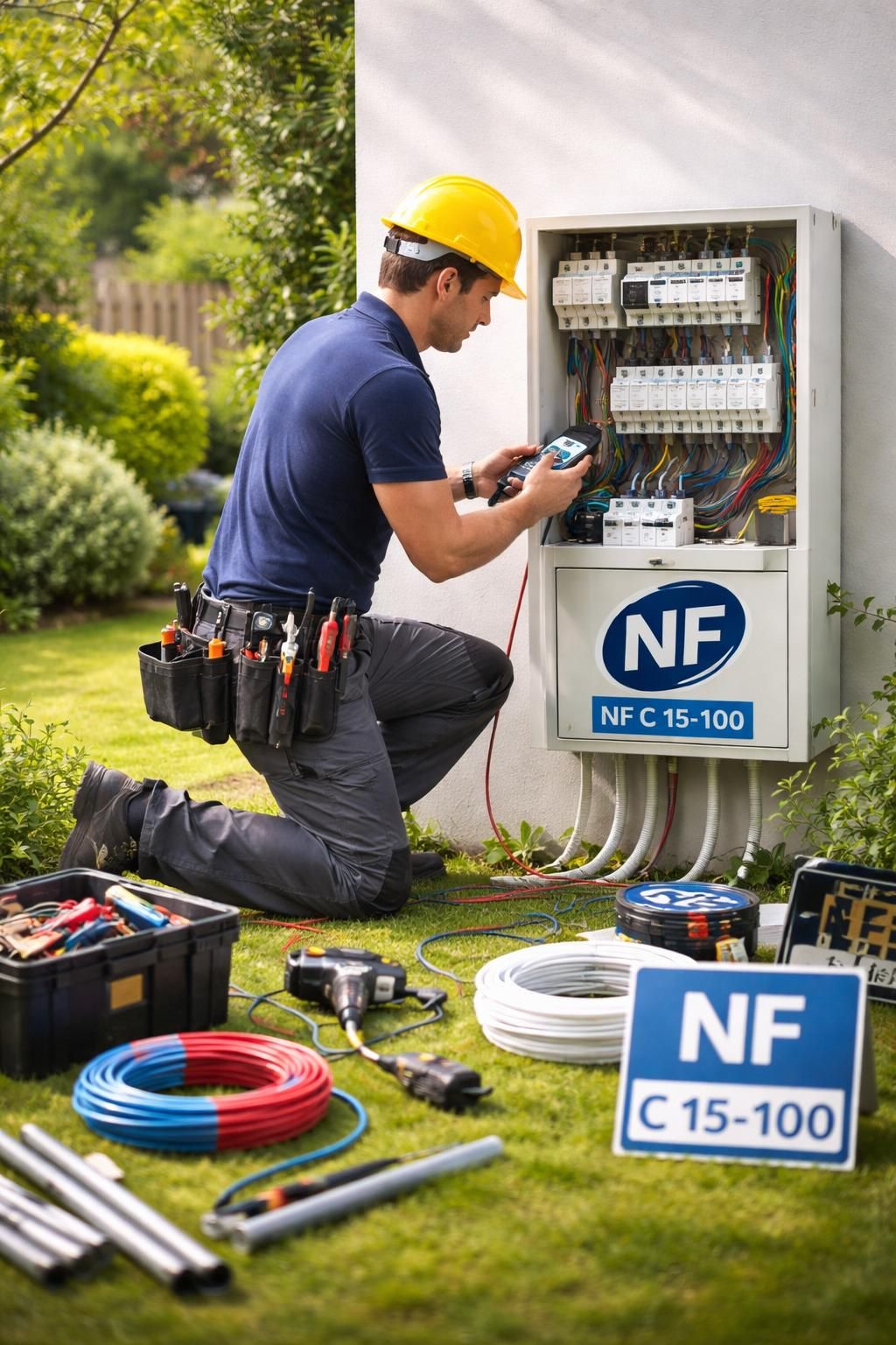 découvrez les exigences de la norme nf c 15-100 pour les installations électriques extérieures de jardin afin d'assurer sécurité et conformité.