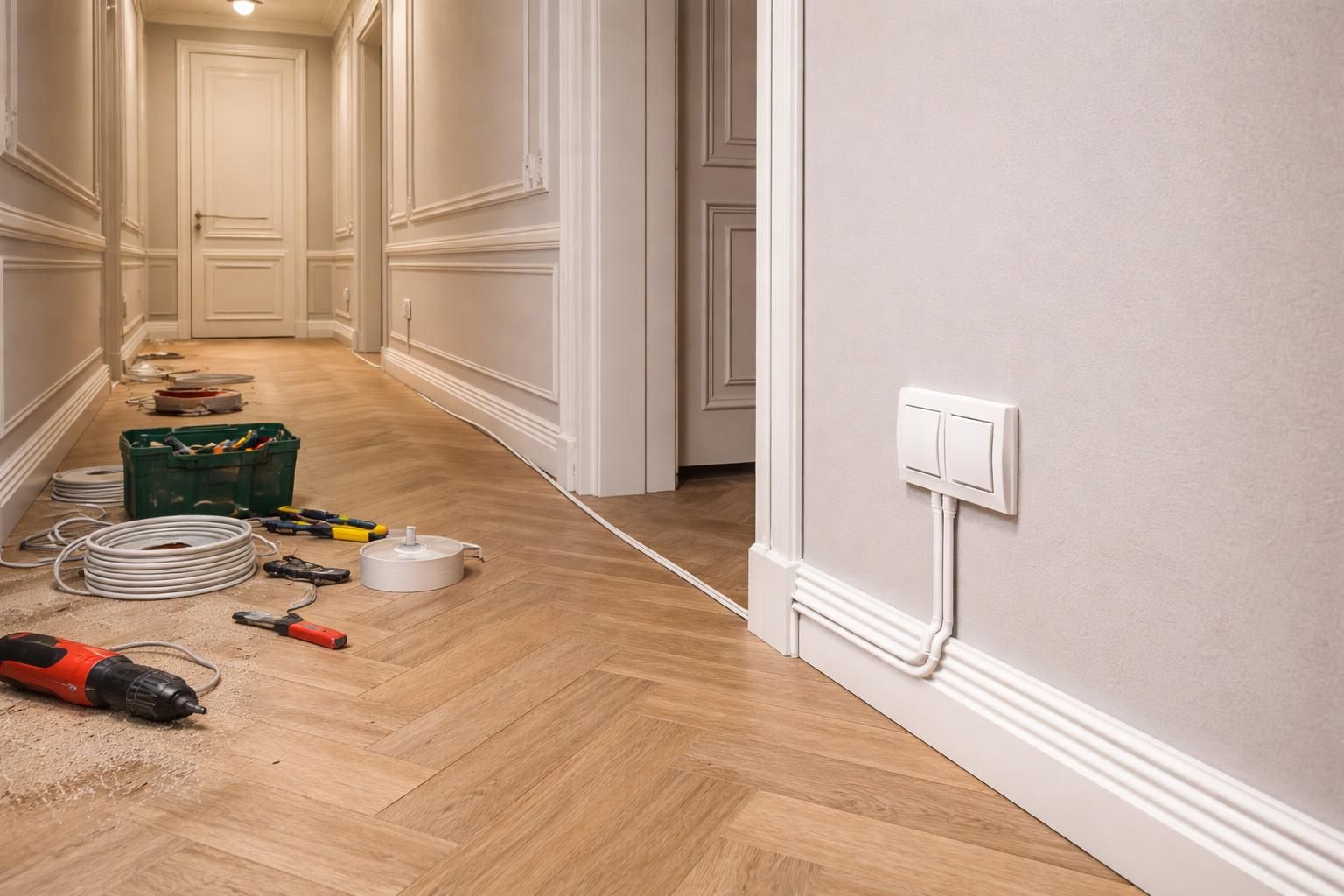 découvrez notre guide complet pour réussir la rénovation électrique avec cloison placo, incluant toutes les étapes essentielles pour un passage de câbles sûr et efficace.