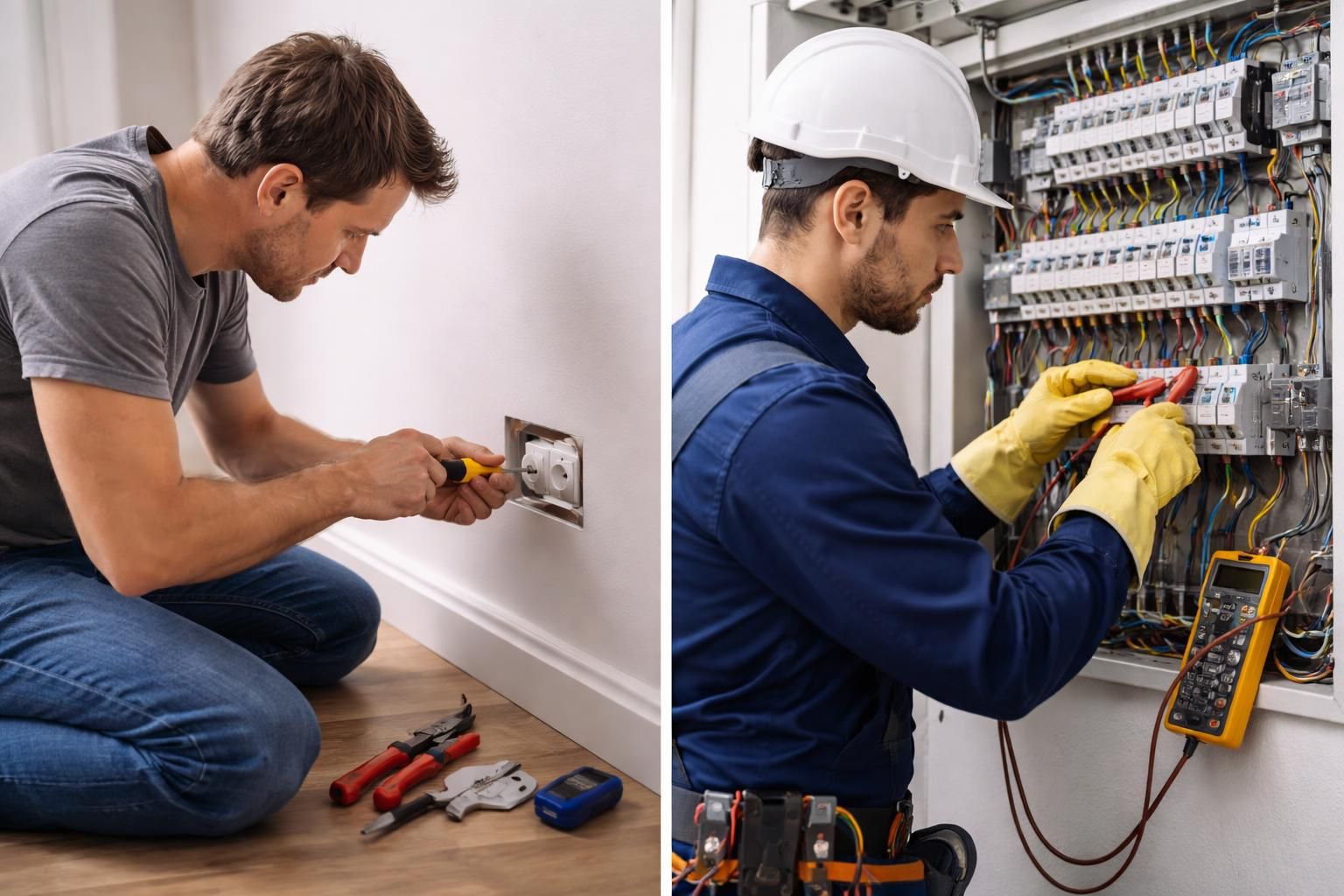 découvrez pourquoi il est essentiel de faire appel à un professionnel pour vos travaux électriques afin d'assurer sécurité et conformité.